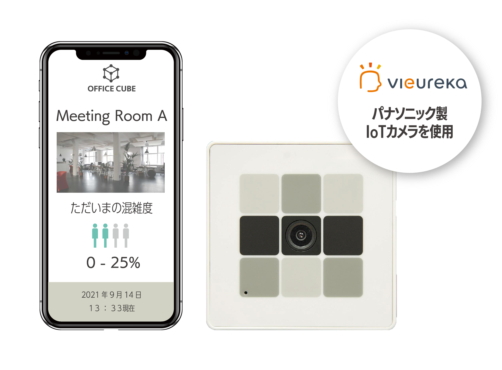 ミツシルのUIとパナソニックのIoTカメラVRK301